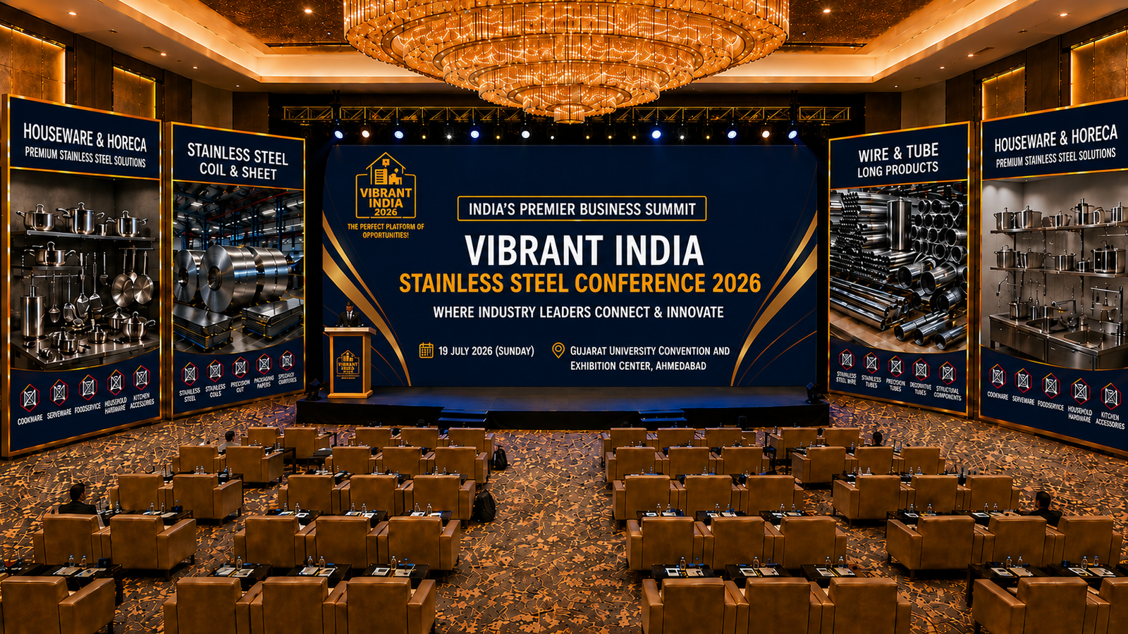 Vibrant India stainless steel industry conference