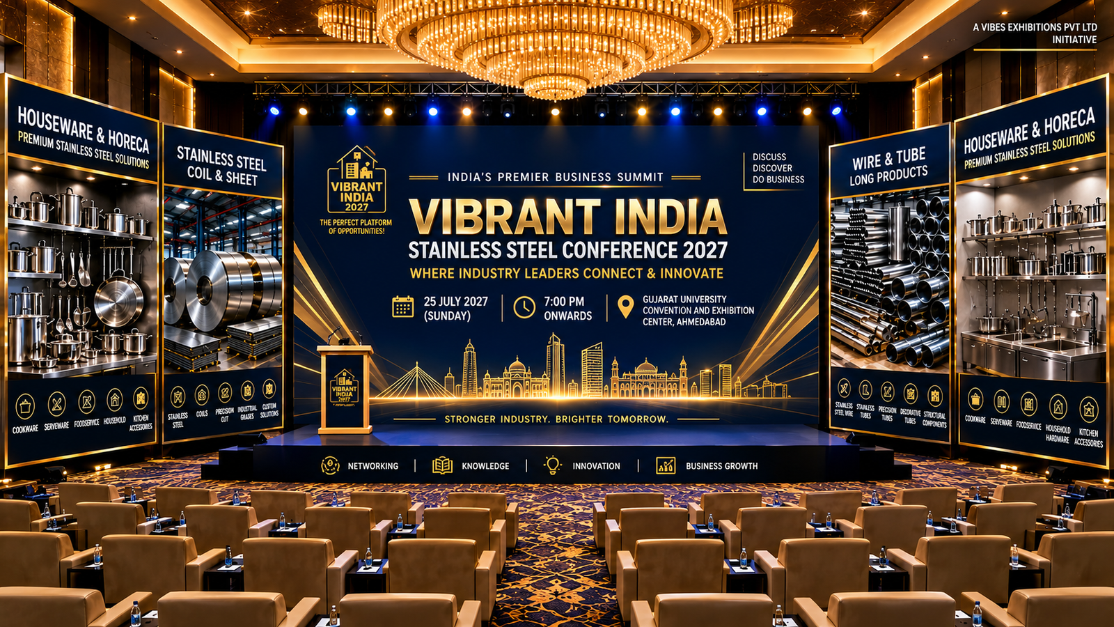 Vibrant India stainless steel industry conference