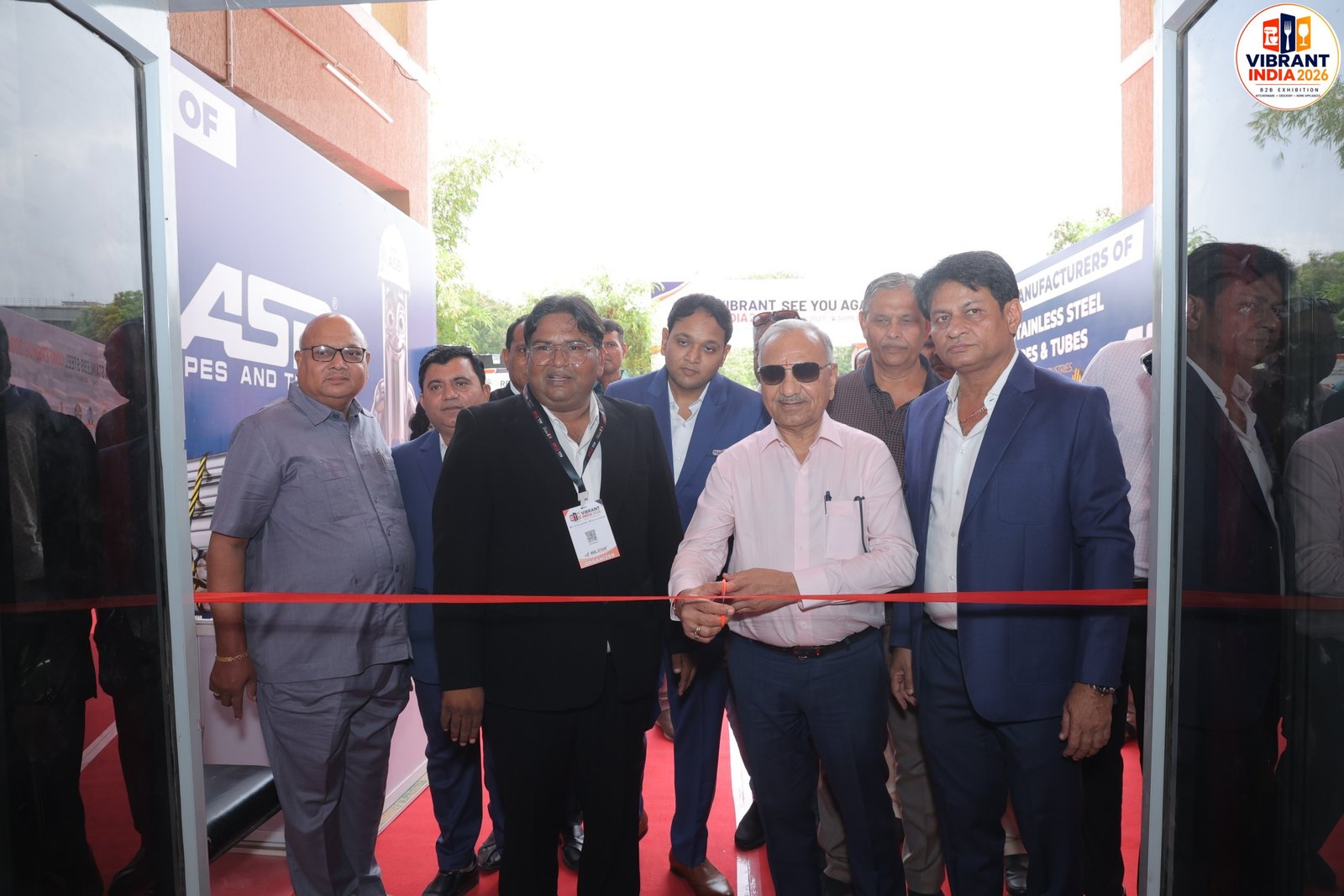 Chief guest at the ribbon cutting ceremony