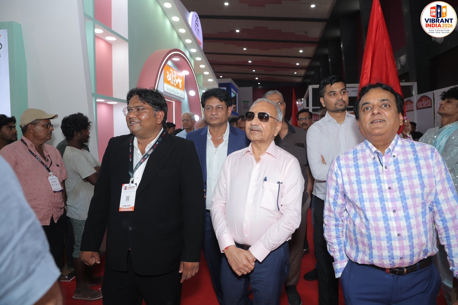 Chief guests touring the exhibition